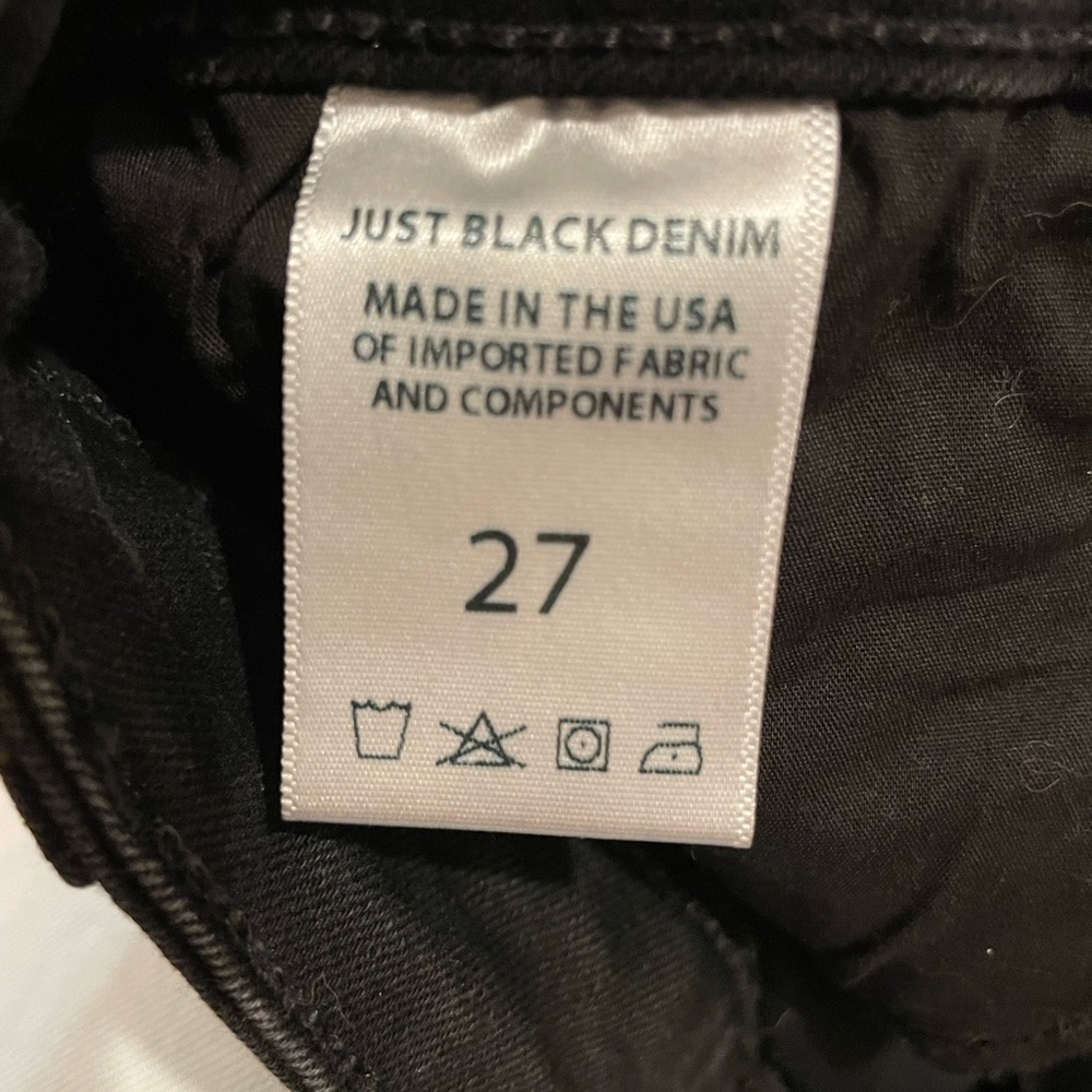 Just Black Size 27 Ancil Frayed Hem Short - Picture 6 of 8